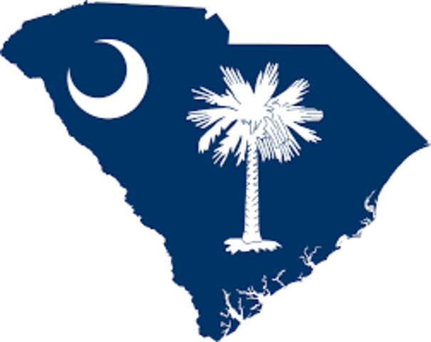 South Carolina is The First to secede from the Union