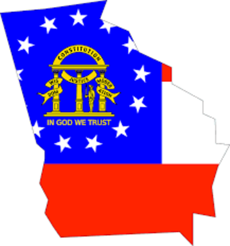 Georgia secedes from the Union