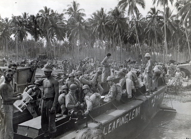 Débarquement de la Navy à Guadalcanal
