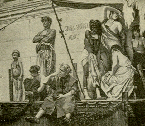 100 B.C Slaves make up 1/3 of Rome's population