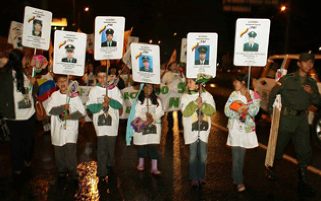 Liberación unilateral de secuestrados.