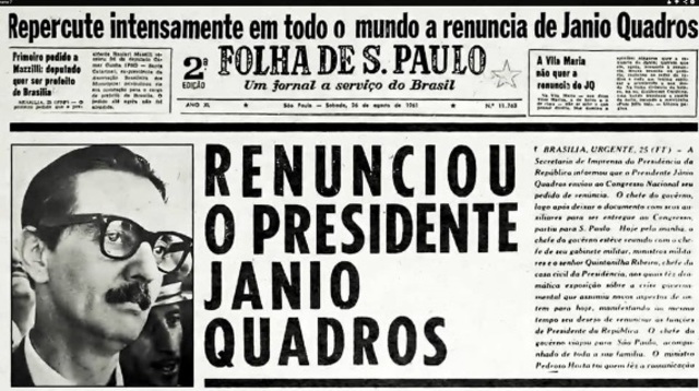 Renúncia de Jânio Quadros