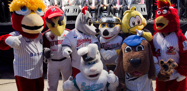 MASCOTAS DE LOS EQUIPOS DE MLB