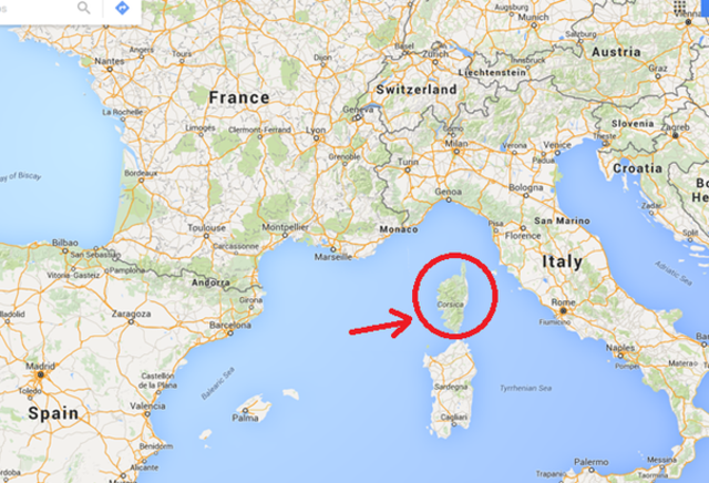 Napoleon is born on Corsica