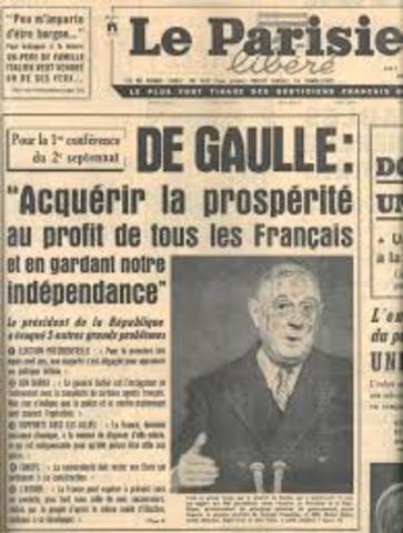 France quitte les organisation militaires de l'OTAN
