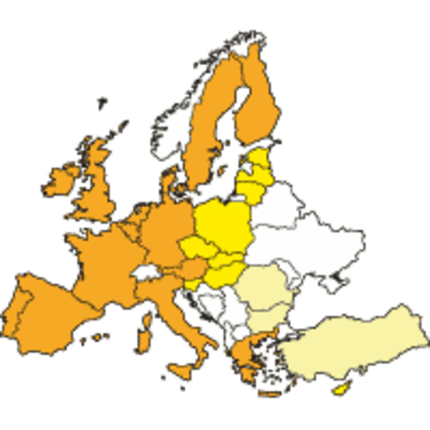 Adhesión para  diez países de Europa Central y Oriental