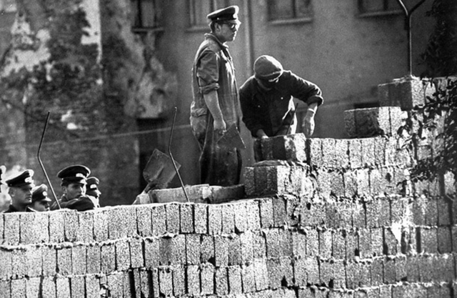 Berlin Wall Goes Up