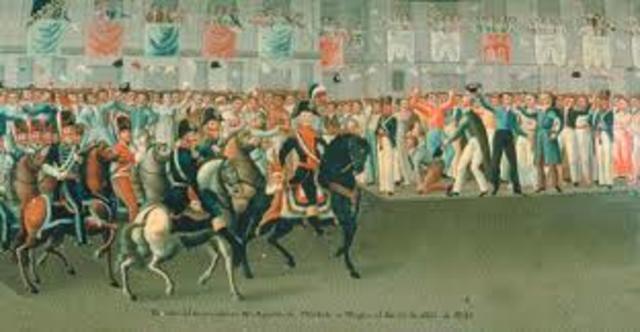 Entrada del ejercito Trigarante