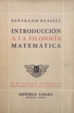 Escribió introdución a la filosofía matematica