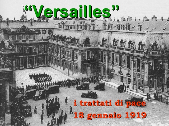 trattato di versailles.