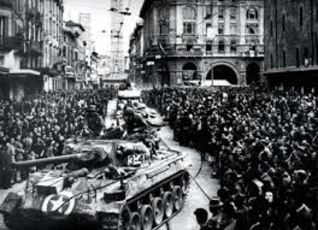 lo scoppio della guerra.