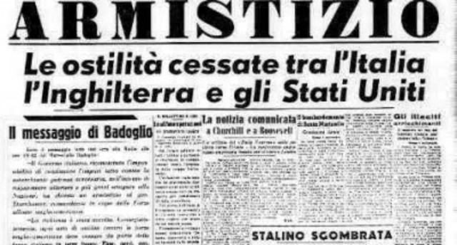 l'armistizio dell'8 Settembre.