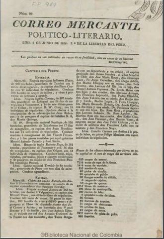 Correo Mercantil Político-Literario.