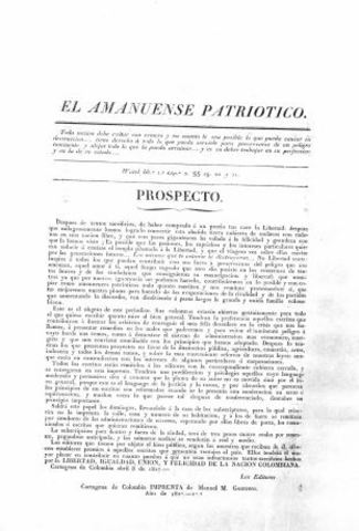 El Amanuense patriótico