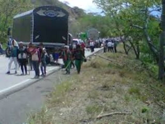 Bloqueos en contra de proyectos extractivos