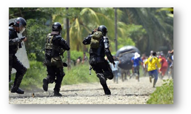 Protestas por el inicio del desvío del río Magdalena