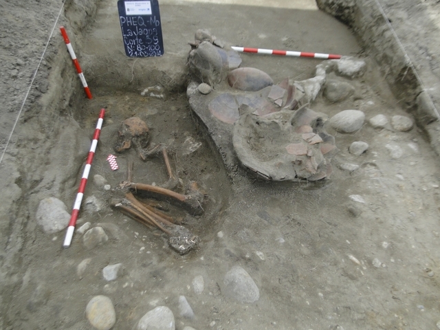 ASOQUIMBO recibe muestras del patrimonio arqueológico averiado