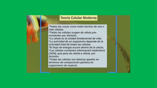 Teoría Celular Moderna