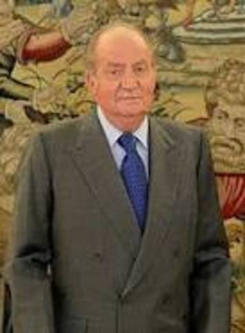 Xoán Carlos I, rei de España.