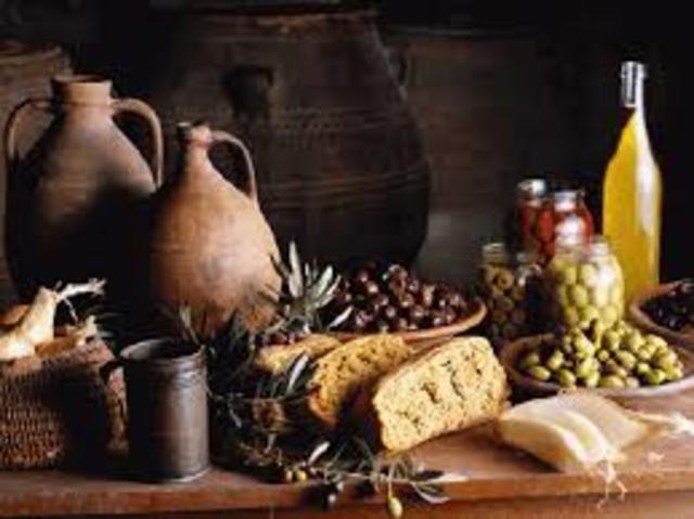La alimentación en la antigua grecia.