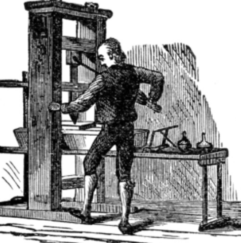 Invention of the printing press