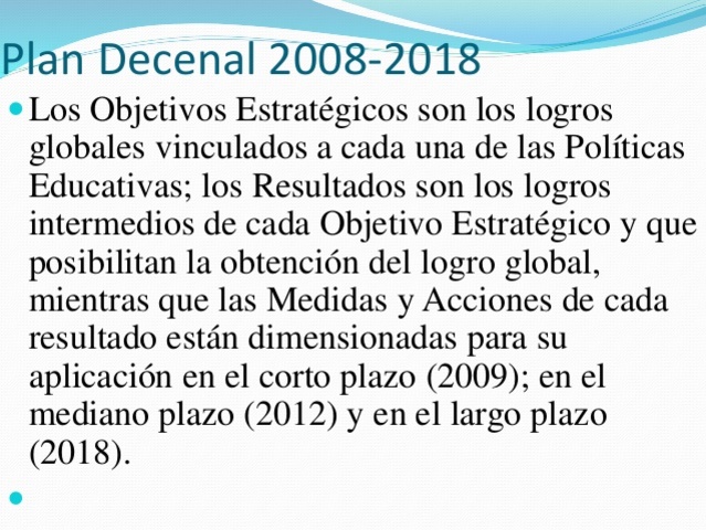 Plan Decenal 2008-2018