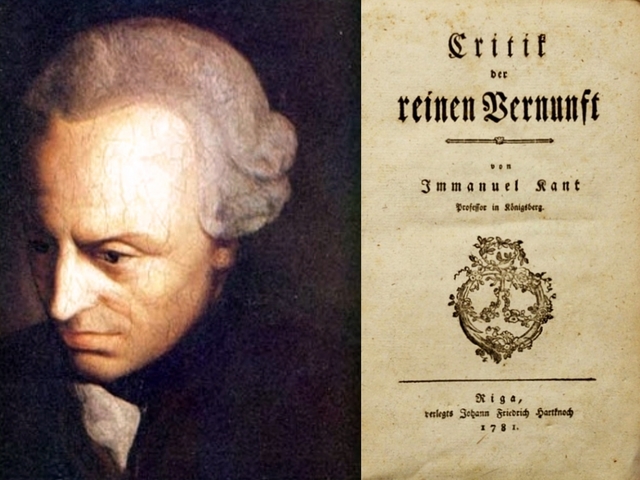 Immanuel Kant publica su obra crítica de la razón pura.
