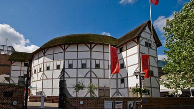 Shakespeare's Theater is built