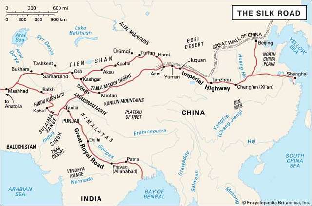 Silk Road 130 BCE- 1453 CE