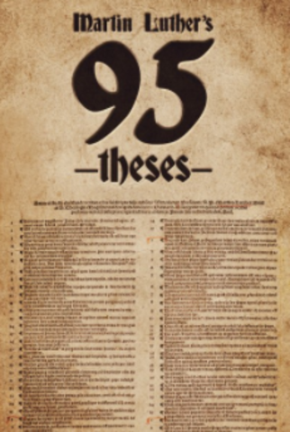 Luther’s 95 theses