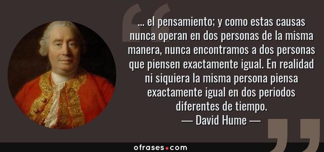 Asocianismo pasivo: David Hume