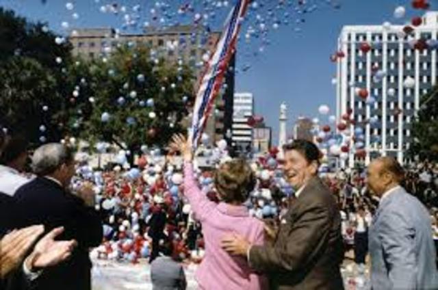 Reagan elected