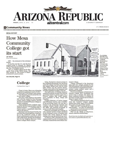 Arizona’s first community college