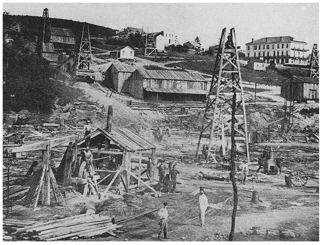 Primera extracción de petróleo (Edwin Drake)