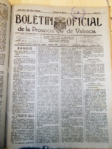 Ley de responsabilidades políticas.