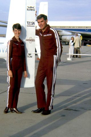 Dick Rutan y Jeana Yeager