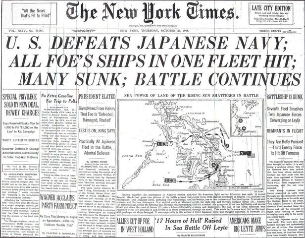 Japans navy defeated