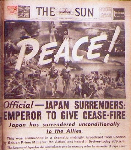 WWII, Pacific War Ends