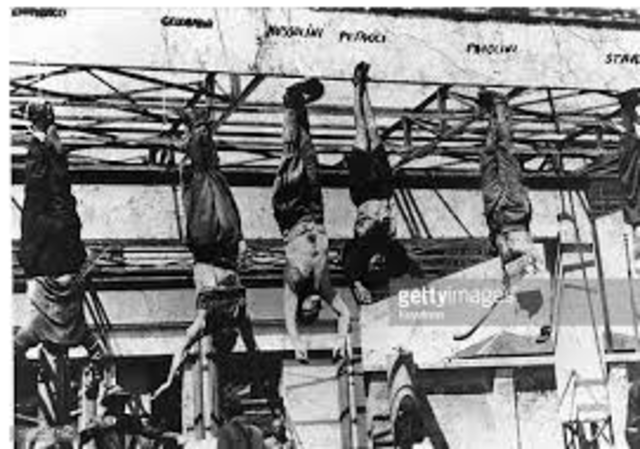 Mussolini Dies