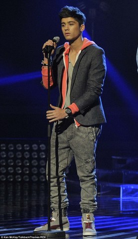 Zayn Malik auditions for Xfactor.