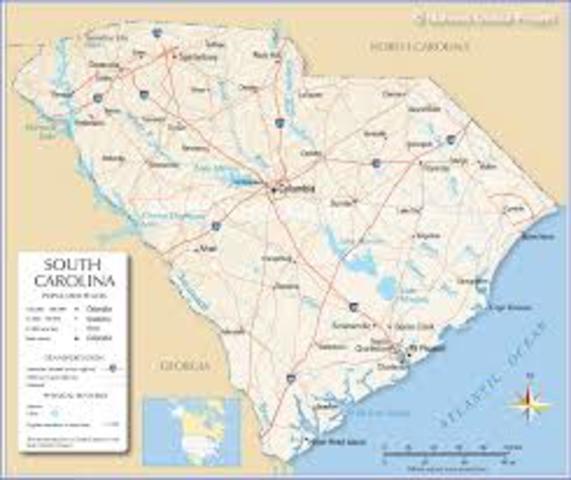 South Carolina secedes from the Union.