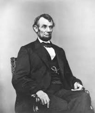 Abraham Lincoln becomes president