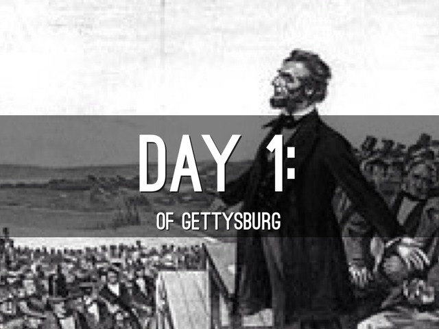 Battle of Gettysburg Day 1