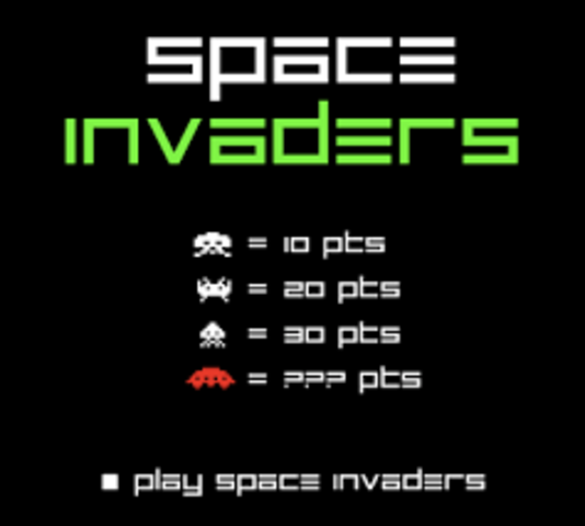 SPACE INVADERS (‘MARCIANITOS’)