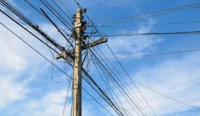 The first telephone line