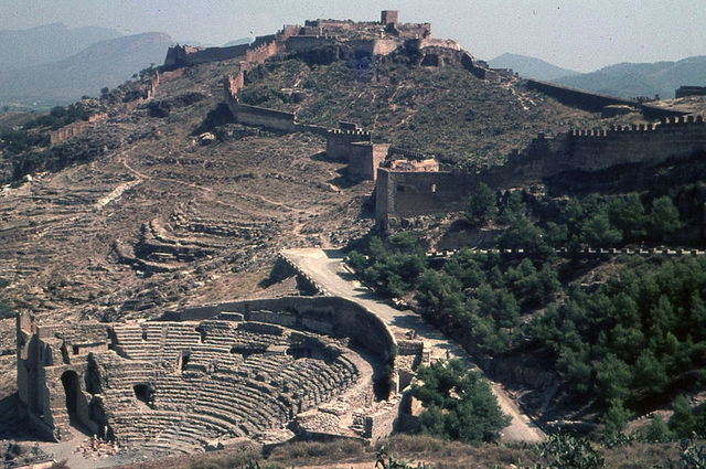 Cartaginenses y romanos en Hispania.