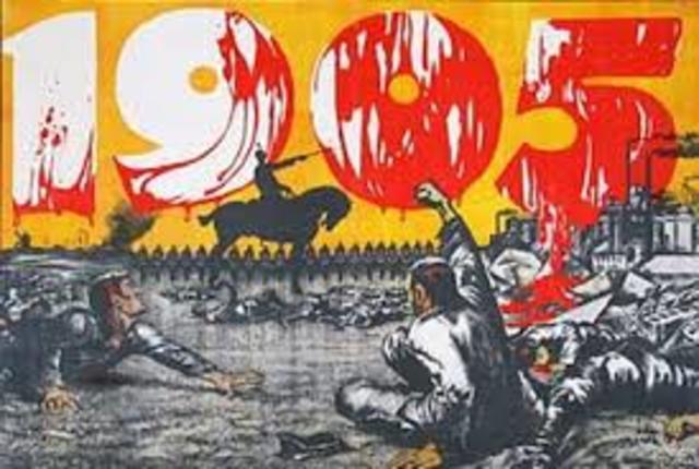 Bloody Sunday in St. Petersburg begins