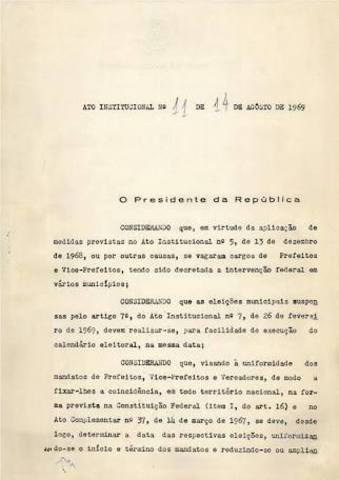 Ato institucional nº. 11