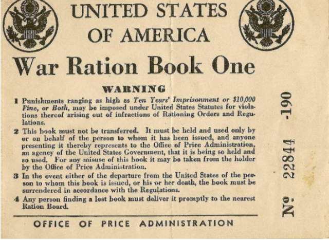 Office of Price Administration issues Ration Book One