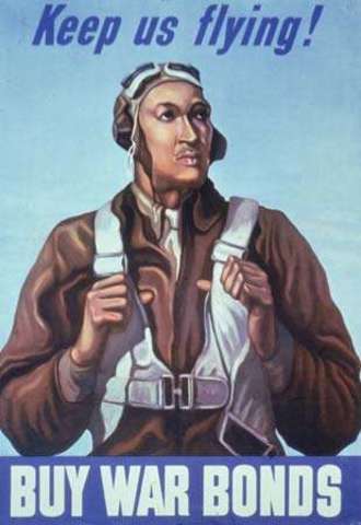 The Tuskegee Airmen undertake their first combat mission